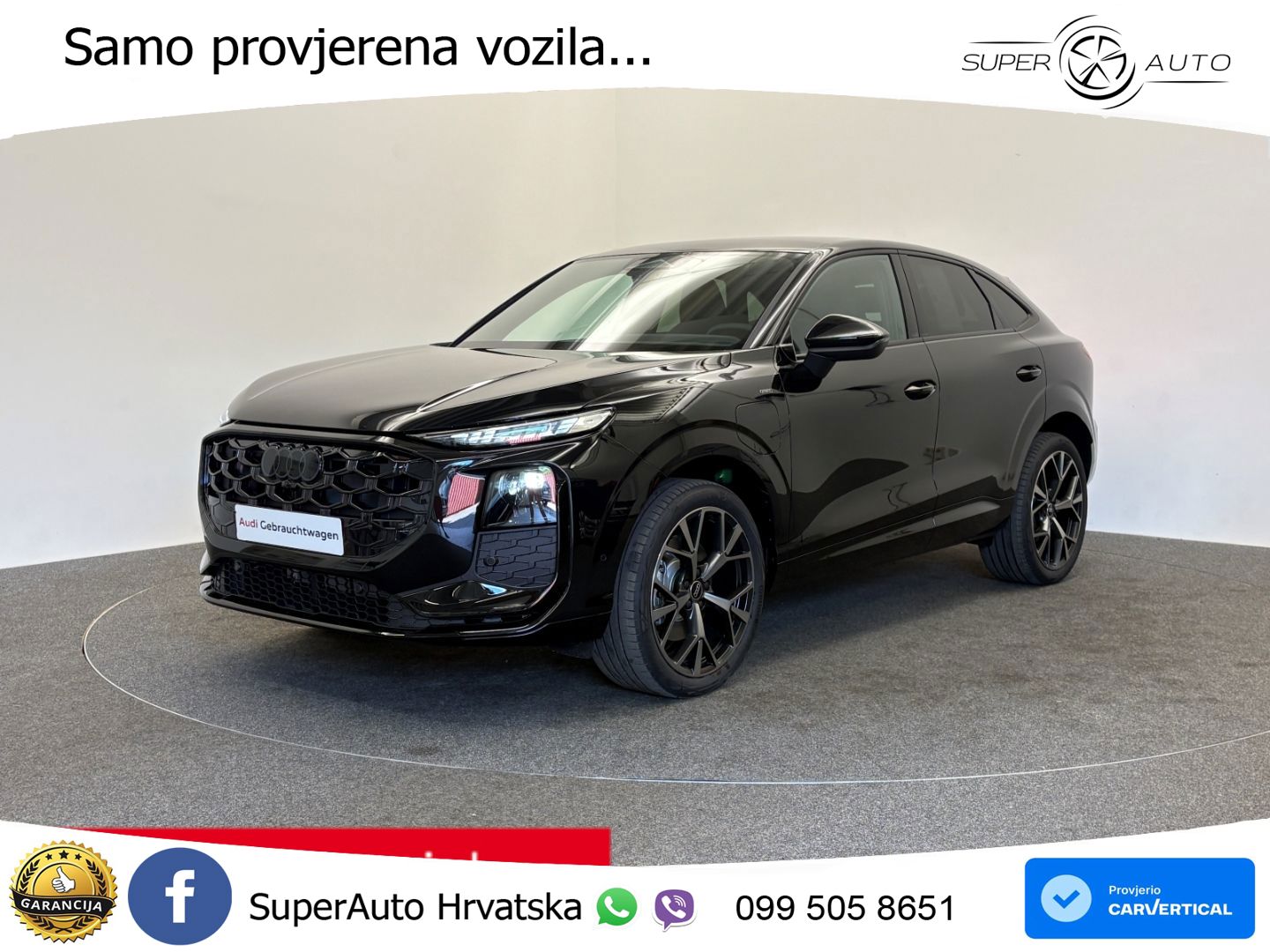 Audi Q3 Sportback 1.5 TFSIe (272 KS) S tronic LED+GR SJED+ACC