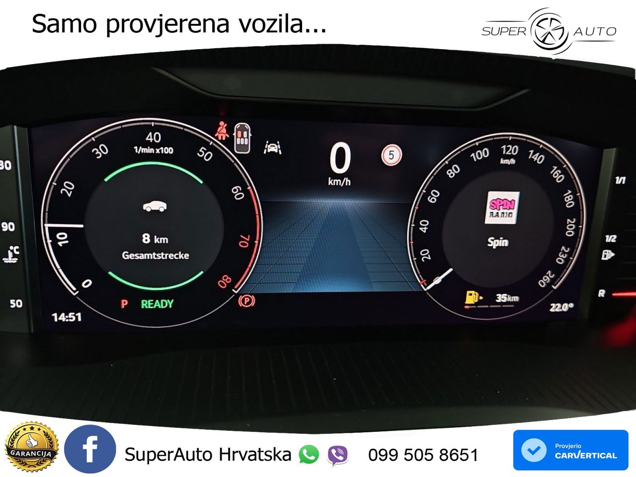 Škoda Octavia Combi 1.5 TSI (150 KS) DSG LED+GR SJED+ACC