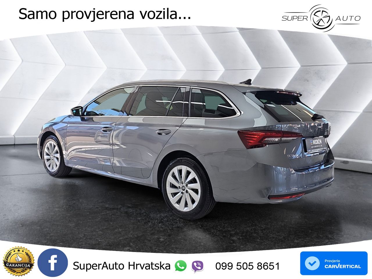 Škoda Octavia Combi 1.5 TSI (150 KS) DSG LED+GR SJED+ACC