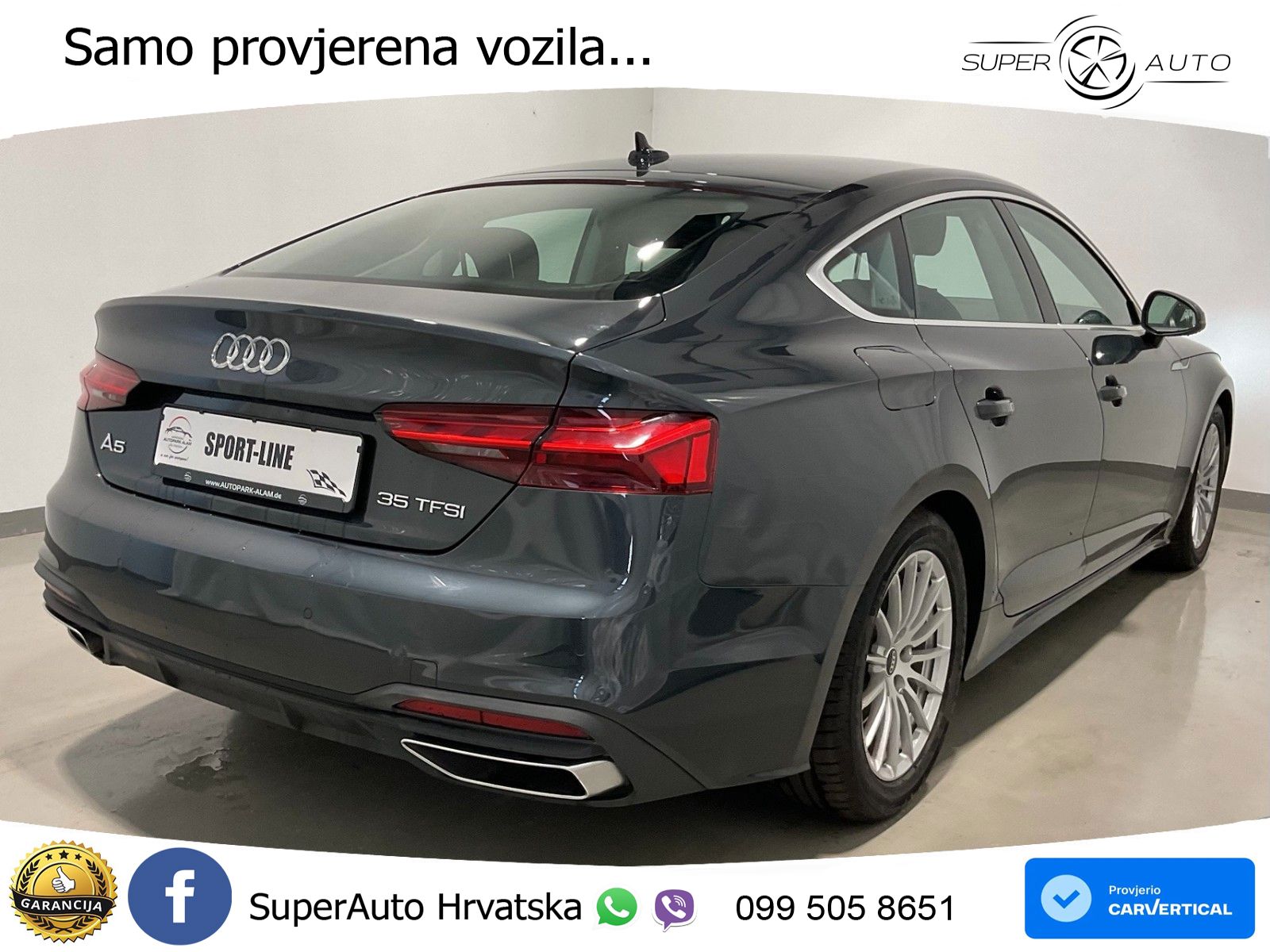 Audi A5 Sportback 35 TFSI (150 KS) S tronic MATRIX+GR SJED+KAM