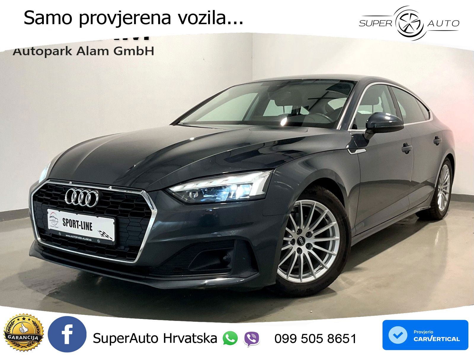 Audi A5 Sportback 35 TFSI (150 KS) S tronic MATRIX+GR SJED+KAM