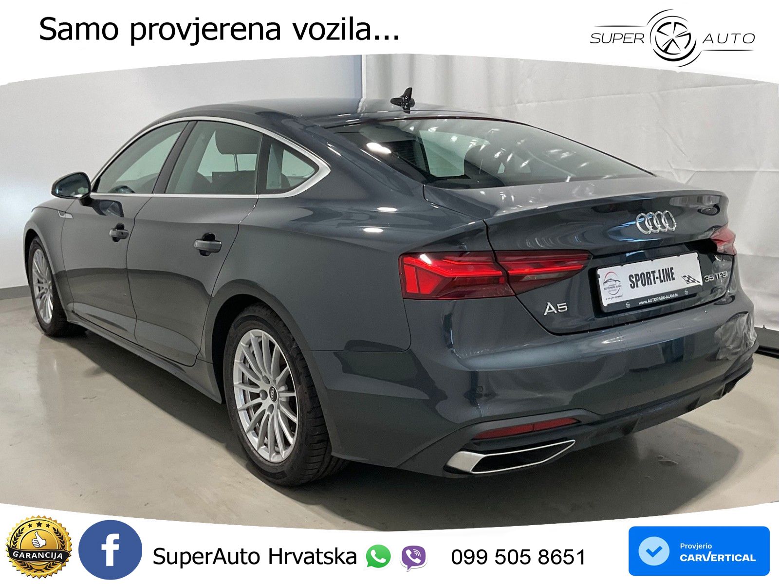Audi A5 Sportback 35 TFSI (150 KS) S tronic MATRIX+GR SJED+KAM