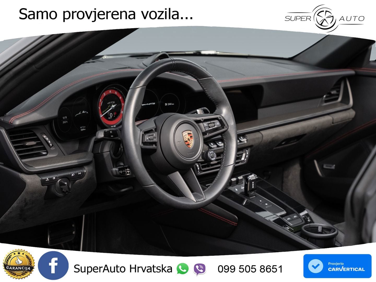 Porsche 911 Targa 4 GTS 3.0 (480 KS) PDK LED+GR SJED+ACC