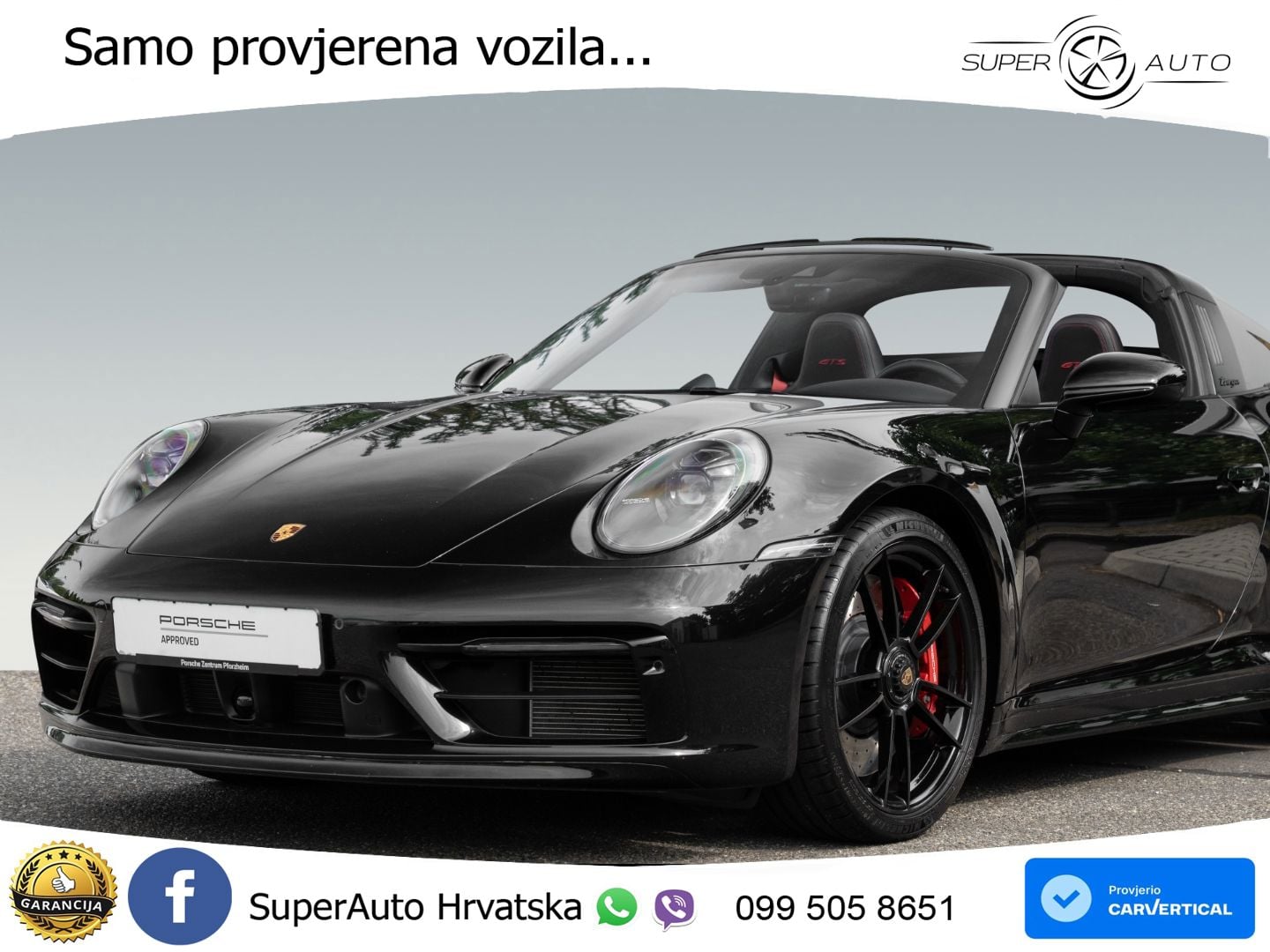 Porsche 911 Targa 4 GTS 3.0 (480 KS) PDK LED+GR SJED+ACC