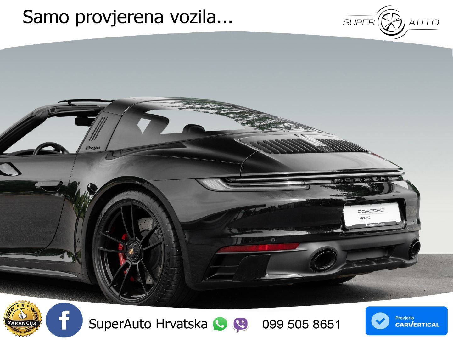 Porsche 911 Targa 4 GTS 3.0 (480 KS) PDK LED+GR SJED+ACC