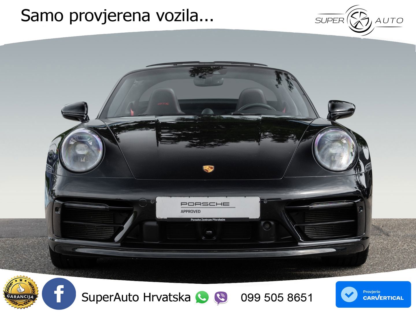 Porsche 911 Targa 4 GTS 3.0 (480 KS) PDK LED+GR SJED+ACC