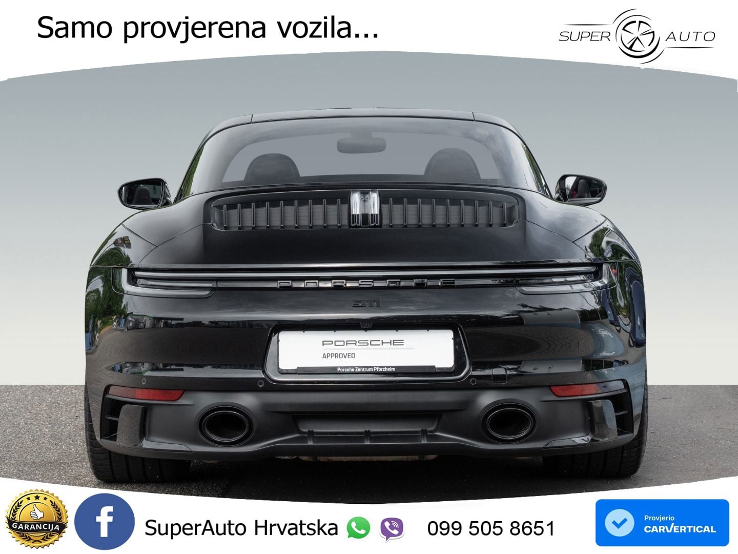 Porsche 911 Targa 4 GTS 3.0 (480 KS) PDK LED+GR SJED+ACC