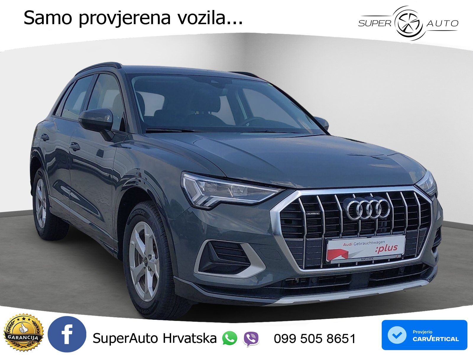 Audi Q3 40 TDI (193 KS) quattro S tronic advanced LED+GR SJED+ACC