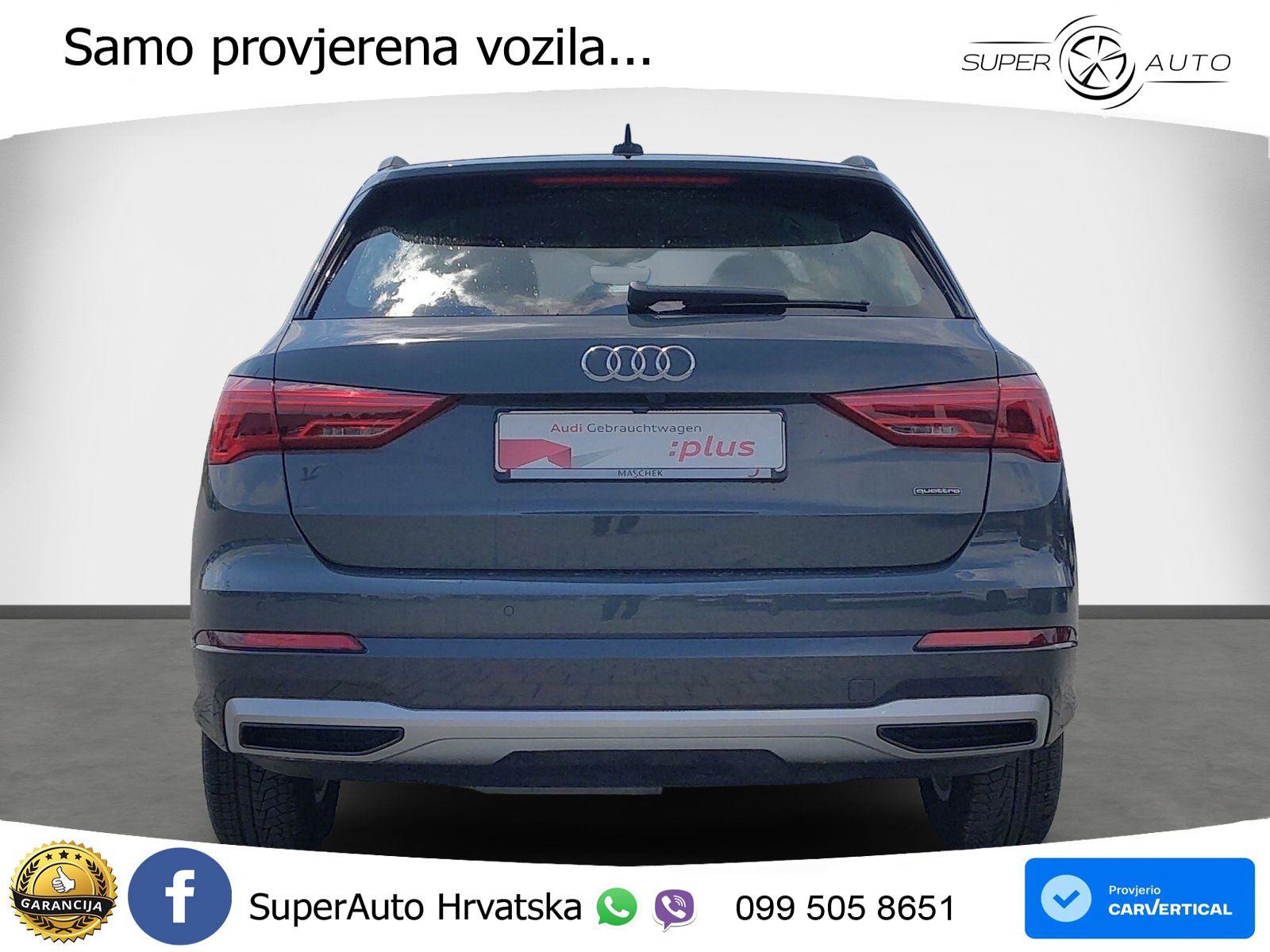 Audi Q3 40 TDI (193 KS) quattro S tronic advanced LED+GR SJED+ACC