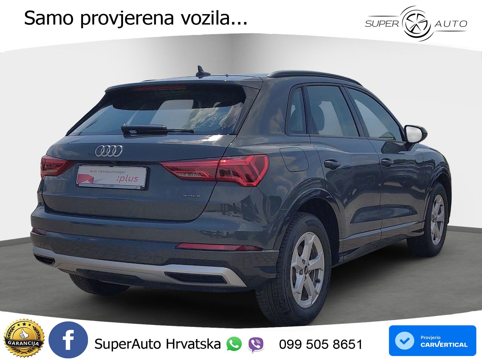 Audi Q3 40 TDI (193 KS) quattro S tronic advanced LED+GR SJED+ACC