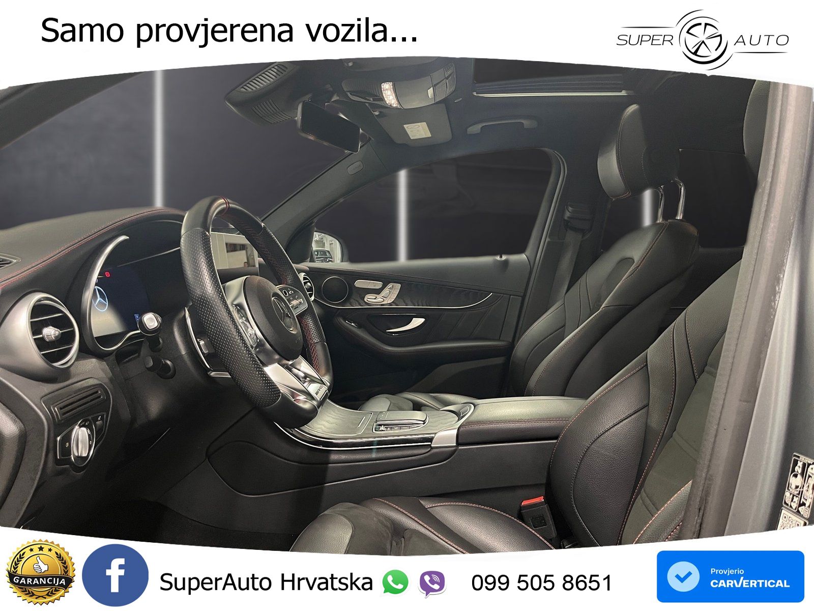 Mercedes GLC Coupe AMG 43 V6 (390 KS) 4MATIC TCT ZRAČNI+ACC+GR SJED+KAM