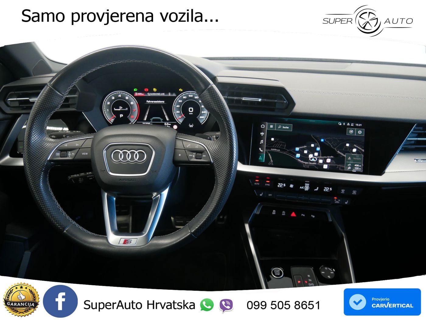 Audi A3 40 TFSI (190 KS) quattro S tronic S line LED+GR SJED+ACC