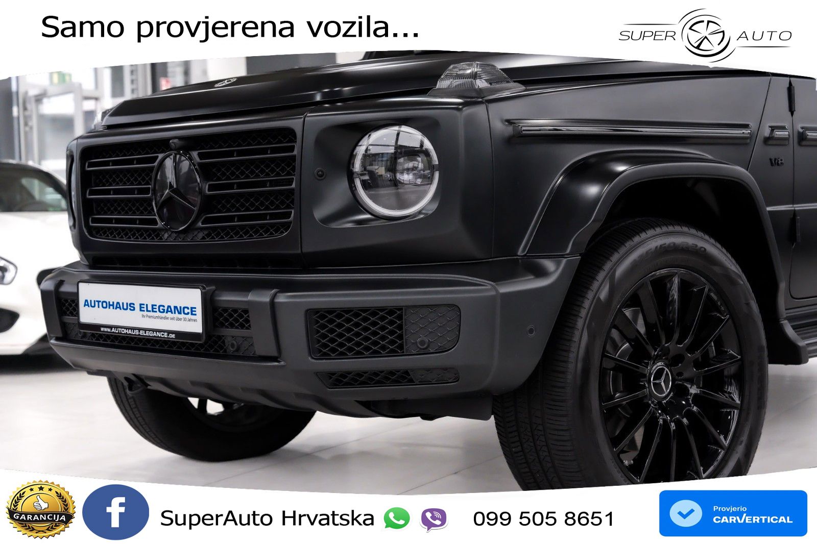 Mercedes G 500 Long V8 (422 KS) 4MATIC 9G-TRONIC AMG LED+GR SJED+ACC