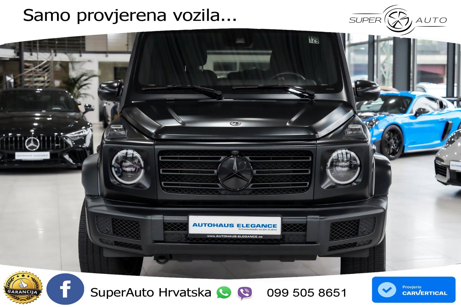Mercedes G 500 Long V8 (422 KS) 4MATIC 9G-TRONIC AMG LED+GR SJED+ACC
