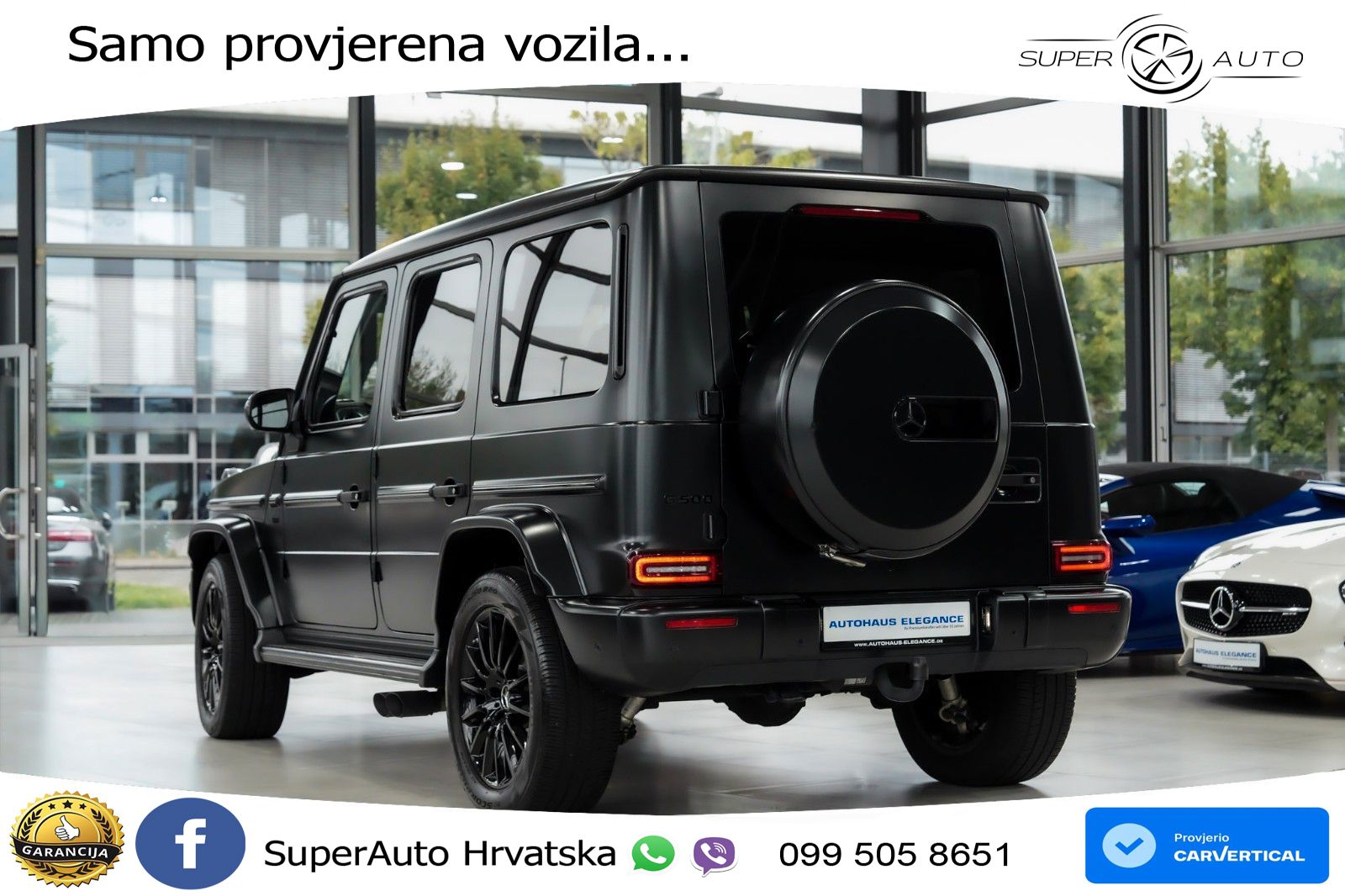 Mercedes G 500 Long V8 (422 KS) 4MATIC 9G-TRONIC AMG LED+GR SJED+ACC