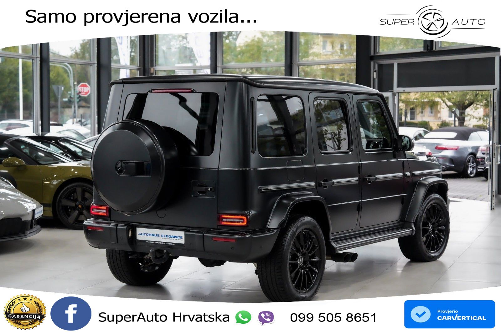 Mercedes G 500 Long V8 (422 KS) 4MATIC 9G-TRONIC AMG LED+GR SJED+ACC