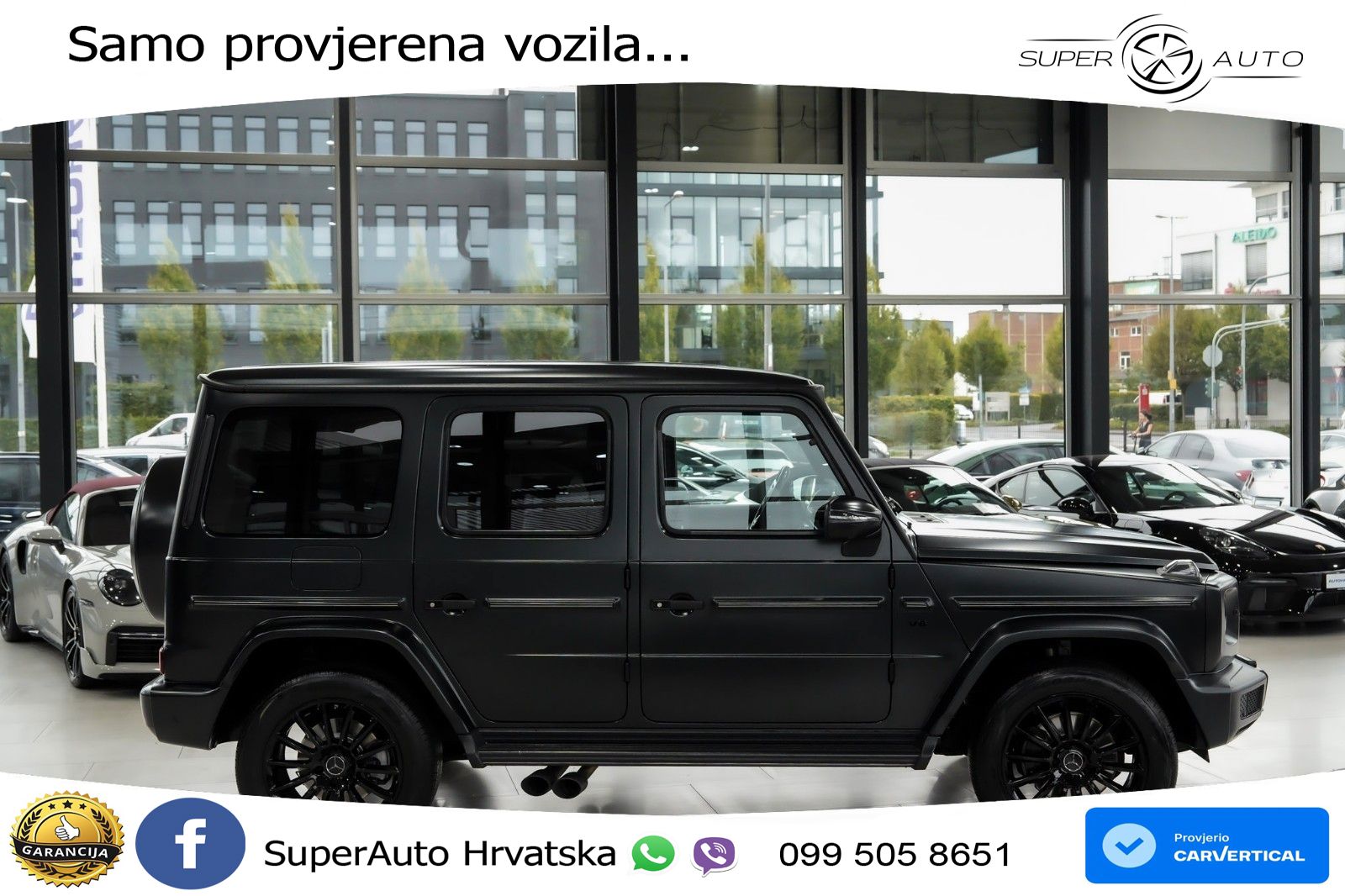 Mercedes G 500 Long V8 (422 KS) 4MATIC 9G-TRONIC AMG LED+GR SJED+ACC