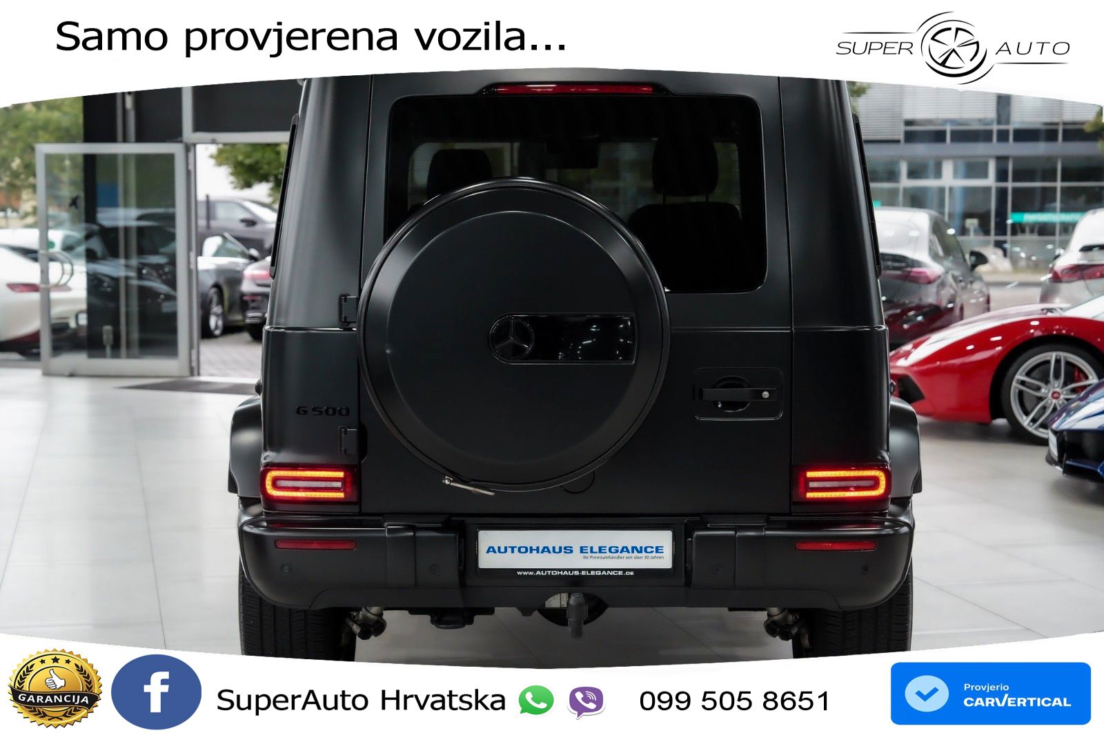 Mercedes G 500 Long V8 (422 KS) 4MATIC 9G-TRONIC AMG LED+GR SJED+ACC