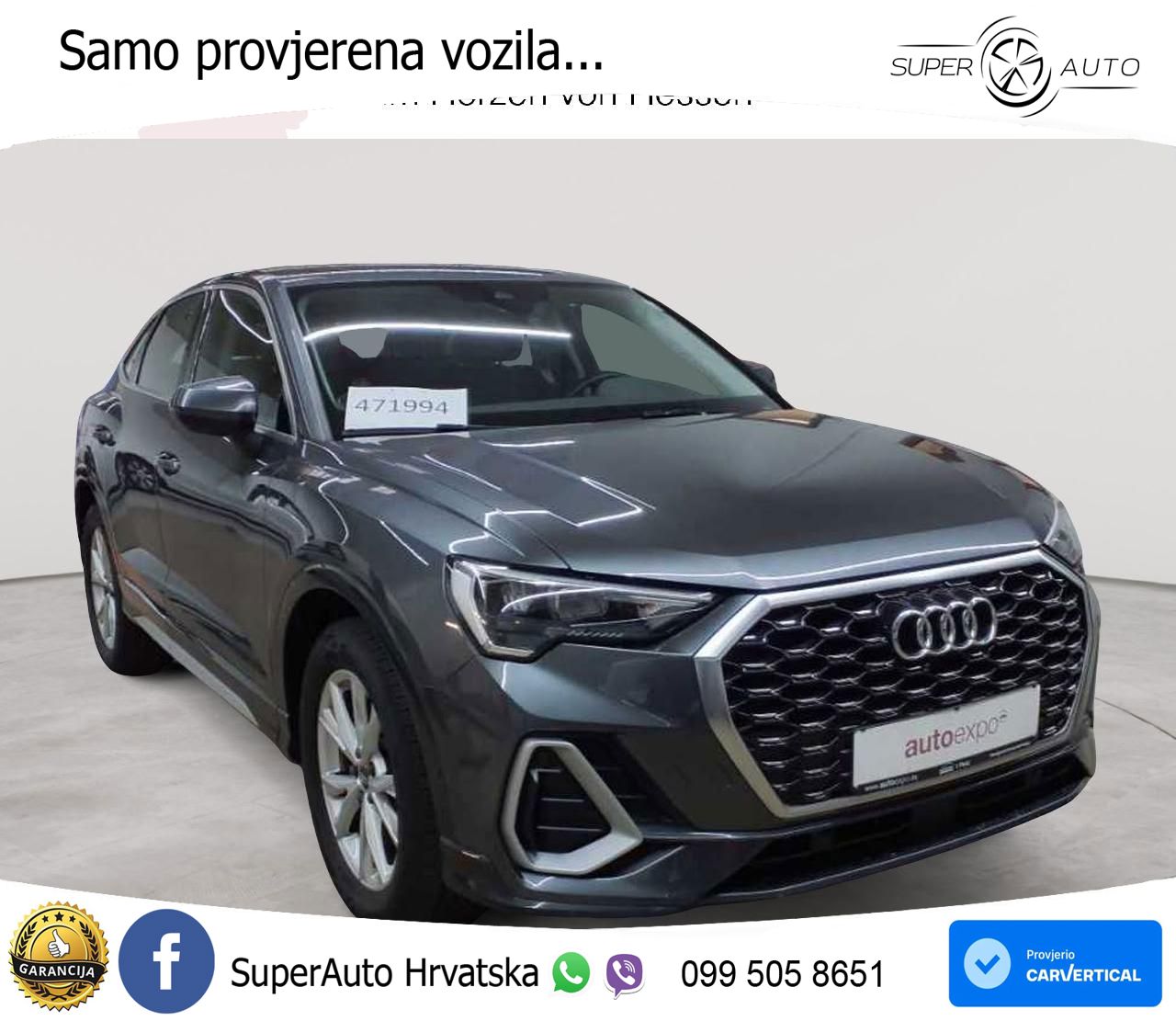 Audi Q3 Sportback 35 TDI (150 KS) S line