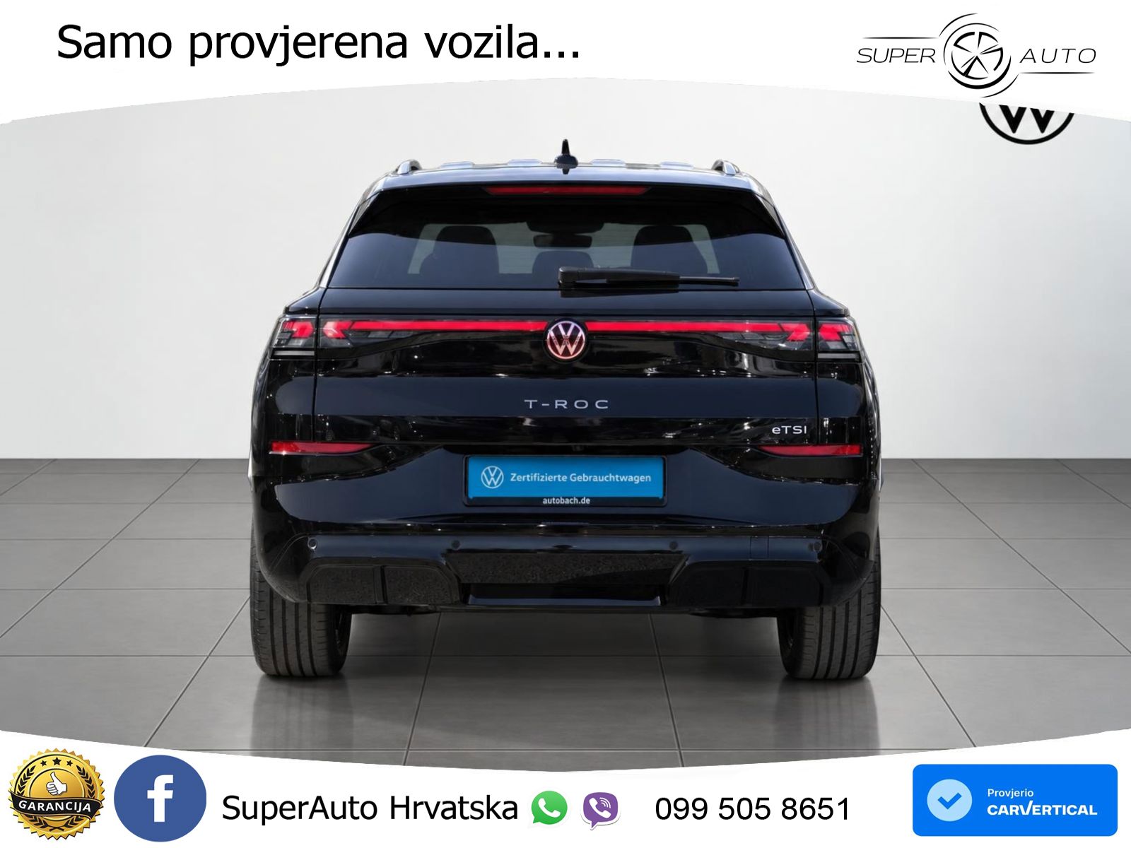 Volkswagen T-Roc 1.5 eTSI (150 KS)  DSG R-Line LED+GR SJED+ACC
