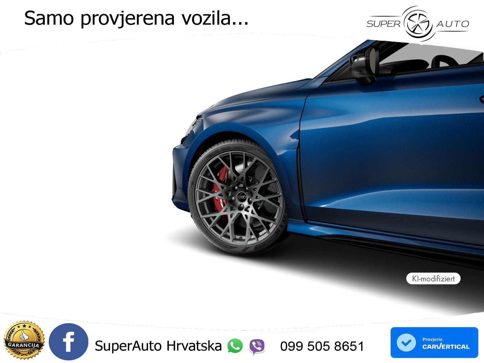 Audi RS3 Sedan 2.5 TFSI (400 KS) quattro S tronic LED+GR SJED+ACC
