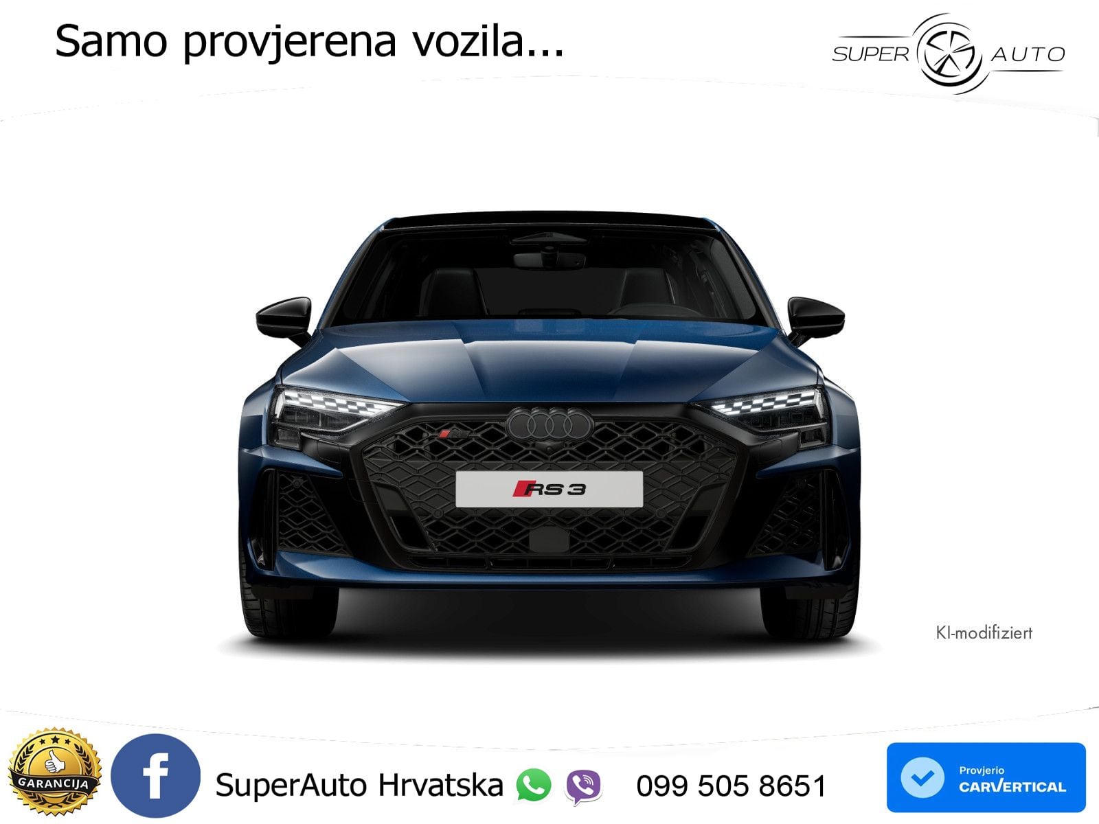 Audi RS3 Sedan 2.5 TFSI (400 KS) quattro S tronic LED+GR SJED+ACC