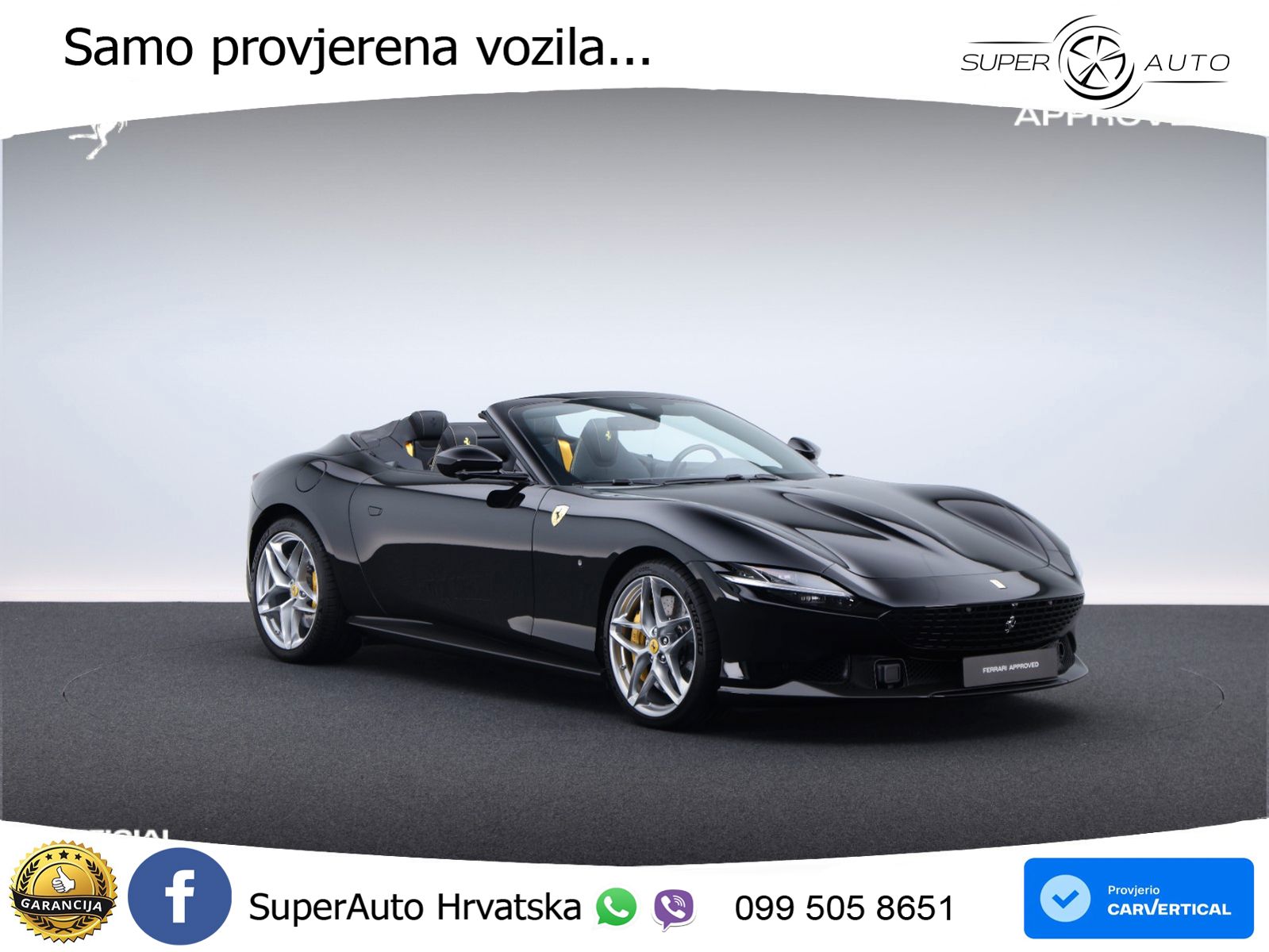 Ferrari Roma Spider 3.9 V8 (620 KS) F1 DCT MATRIX+GR SJED+KAM