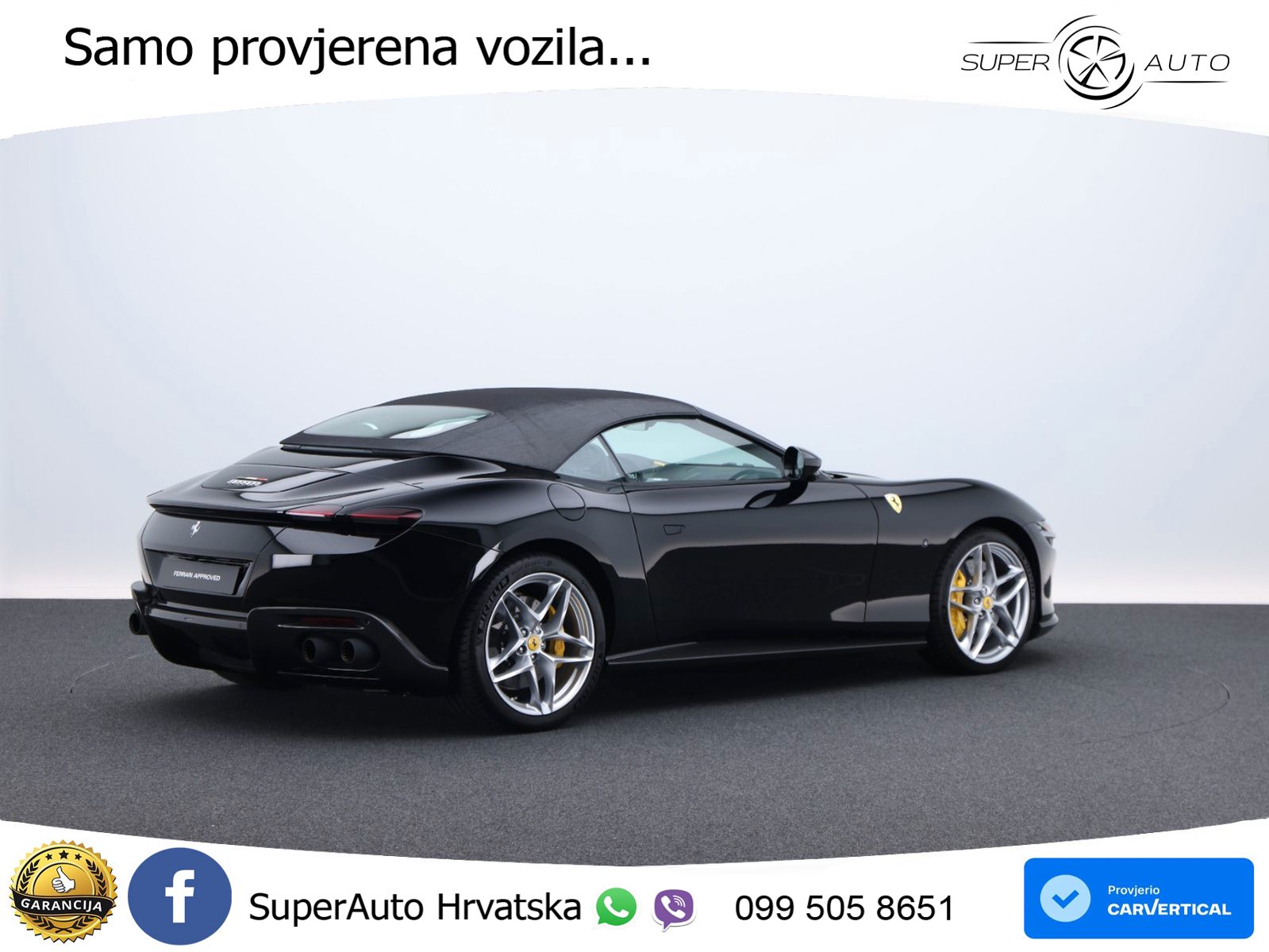 Ferrari Roma Spider 3.9 V8 (620 KS) F1 DCT MATRIX+GR SJED+KAM