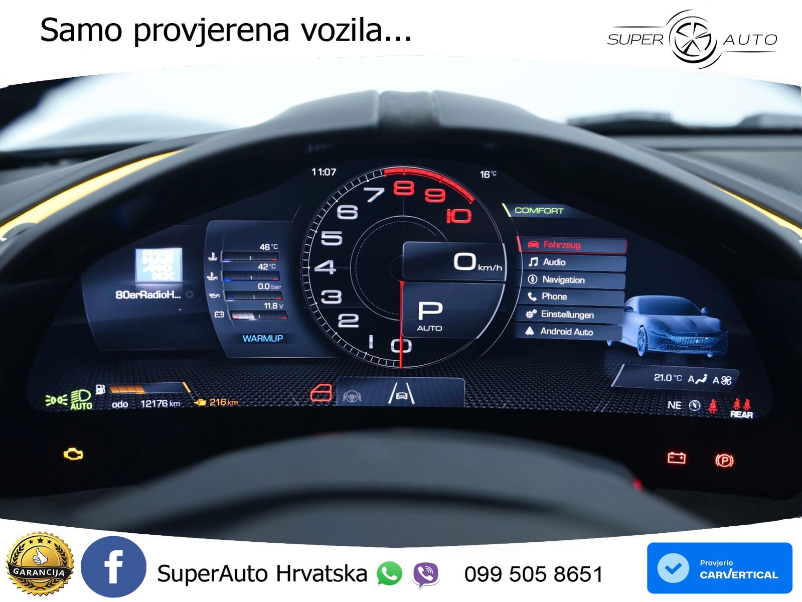 Ferrari Roma Spider 3.9 V8 (620 KS) F1 DCT MATRIX+GR SJED+KAM