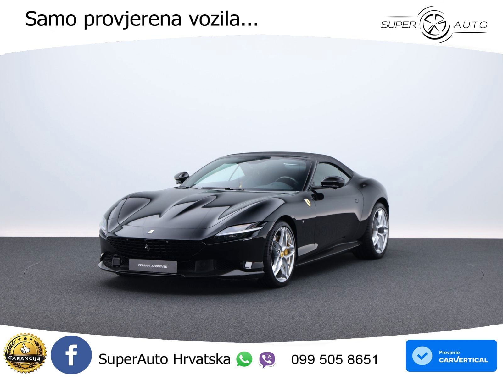 Ferrari Roma Spider 3.9 V8 (620 KS) F1 DCT MATRIX+GR SJED+KAM