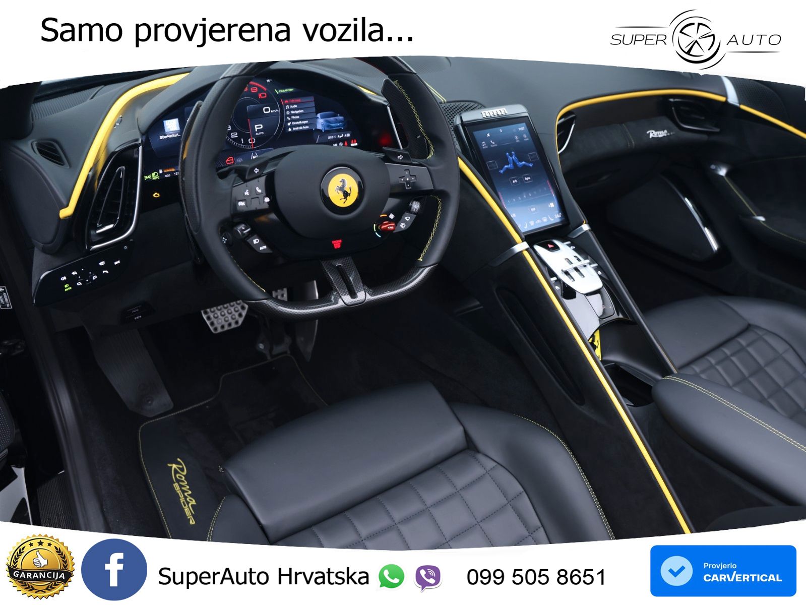 Ferrari Roma Spider 3.9 V8 (620 KS) F1 DCT MATRIX+GR SJED+KAM