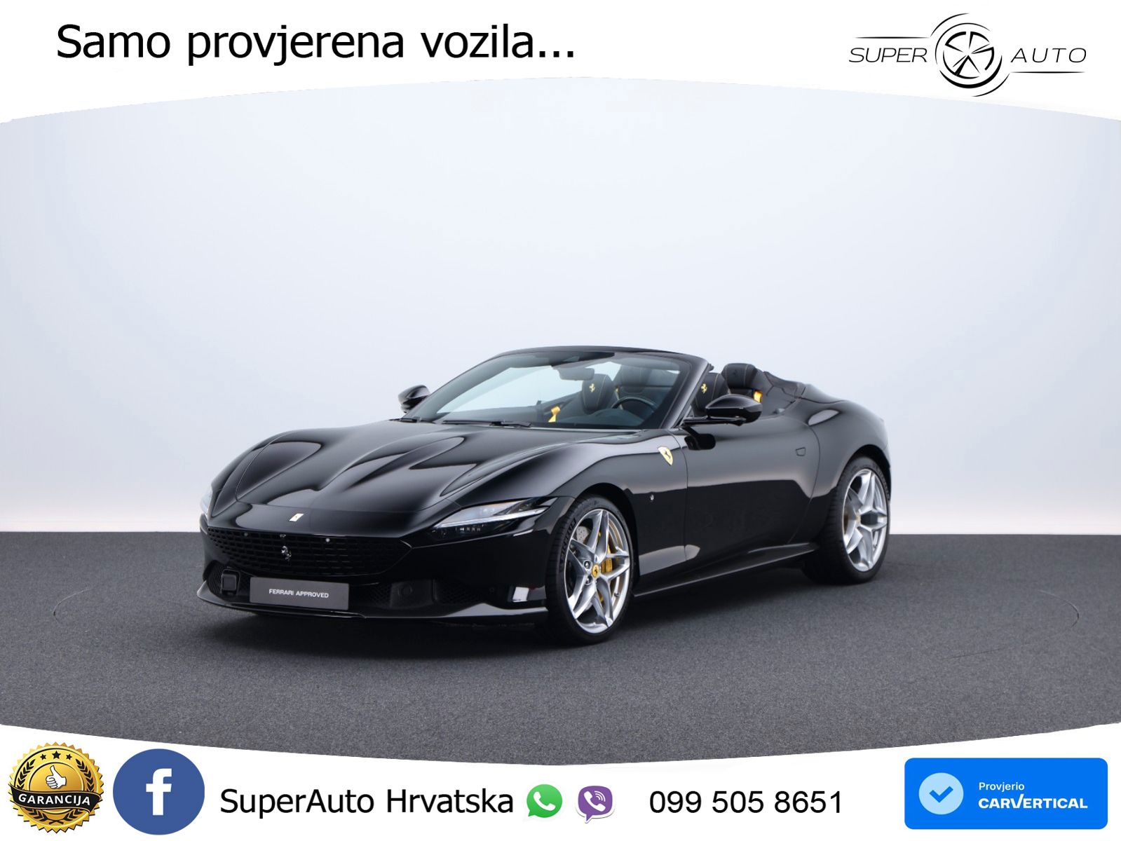 Ferrari Roma Spider 3.9 V8 (620 KS) F1 DCT MATRIX+GR SJED+KAM