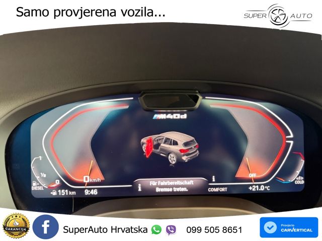 BMW X3 M40d xDrive Steptronic M Sport LED+GR SJED+ACC