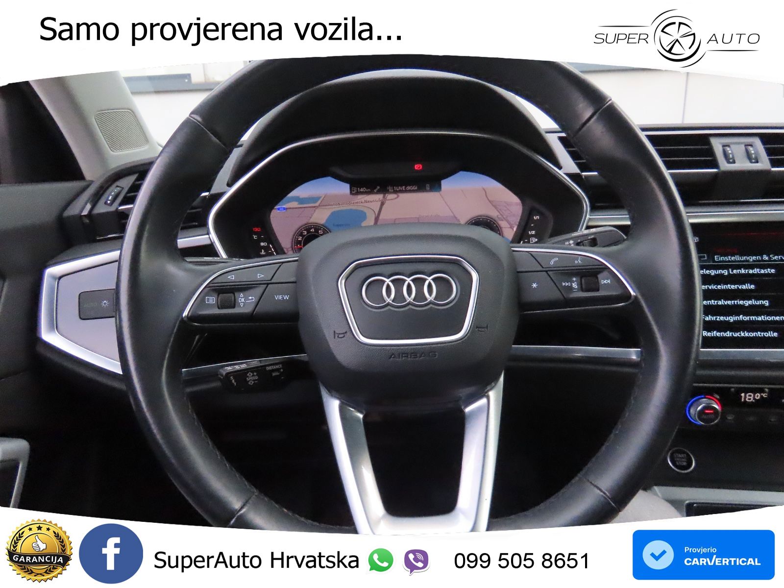Audi Q3 35 TFSI (150 KS) LED+GR SJED+ACC
