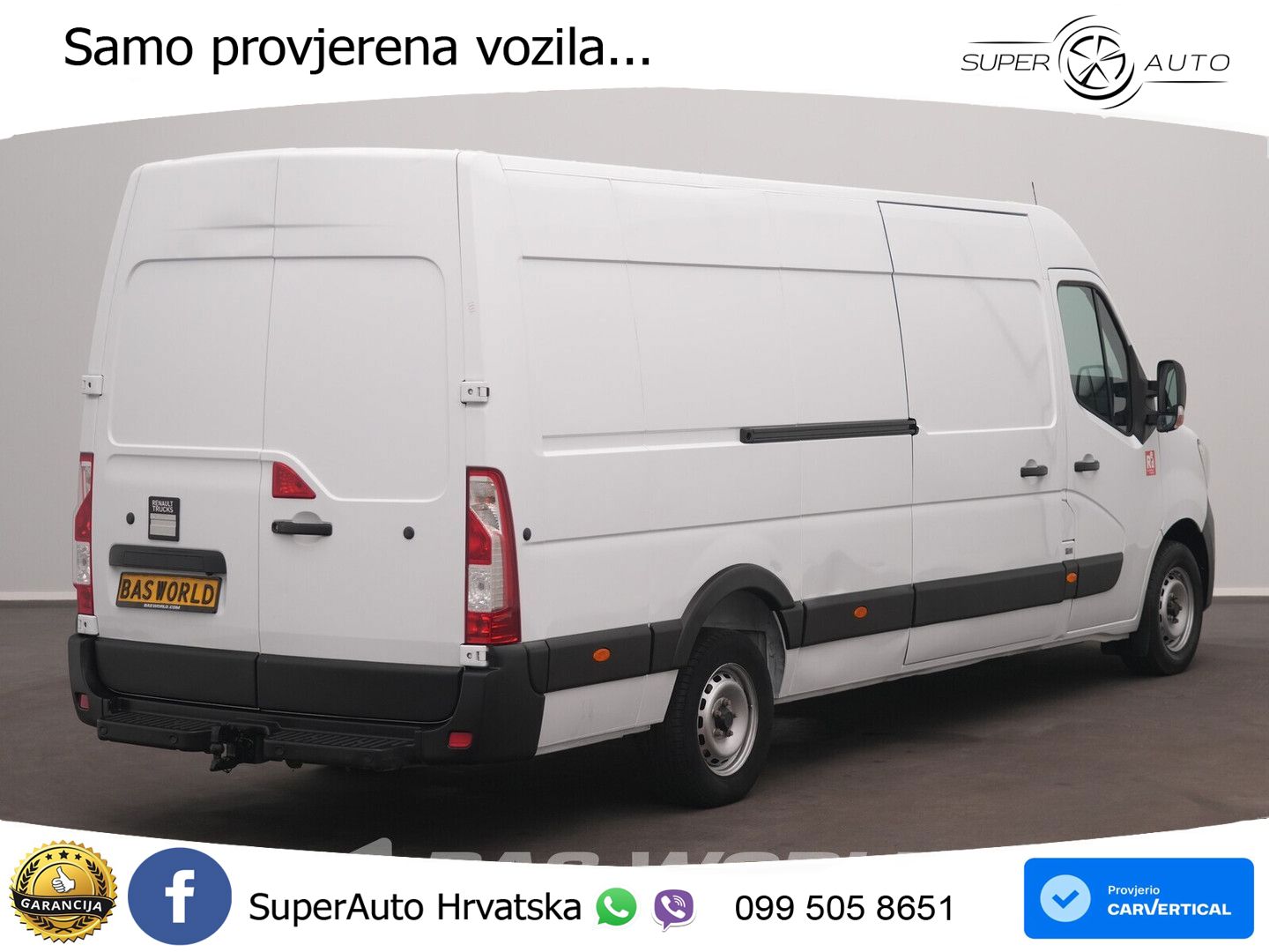 Renault Master 165PK L4H2 Airco Navi Cruise Camera Parke 165 KS