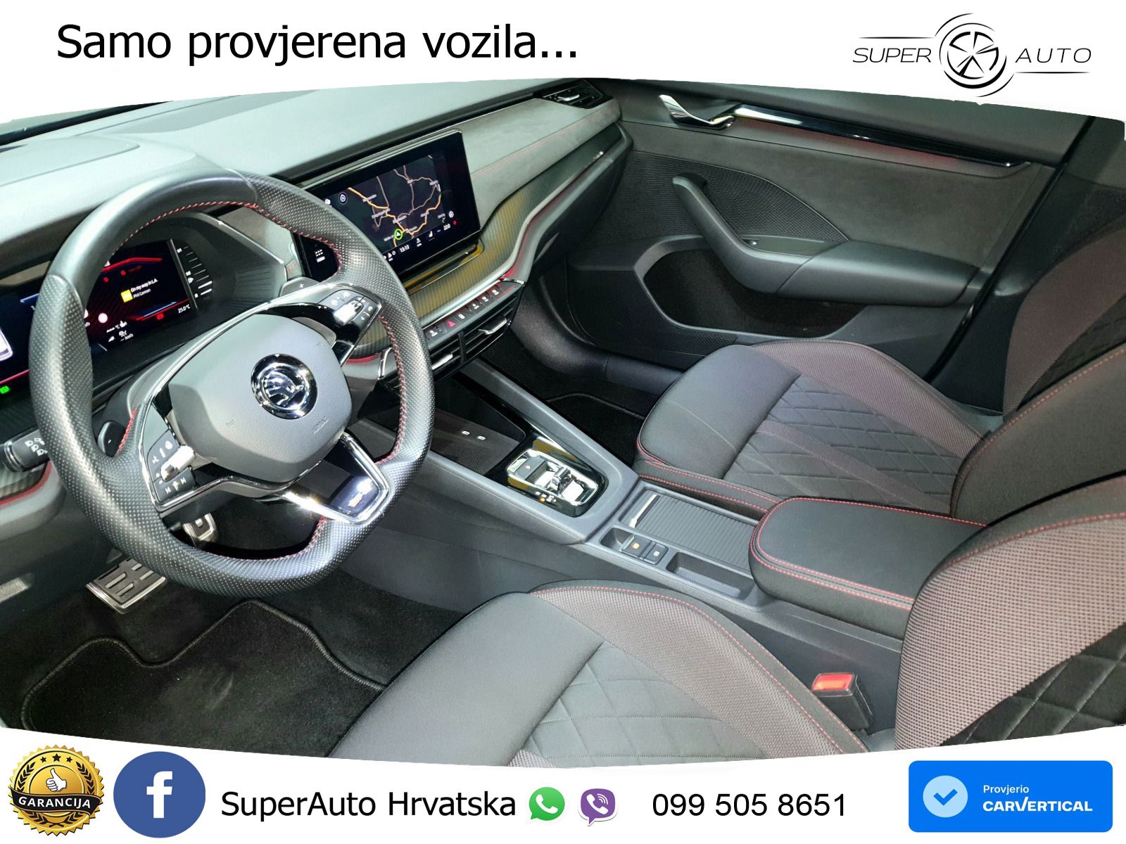 Škoda Octavia Combi RS 2.0 TDI (200 KS) DSG LED+GR SJED+ACC