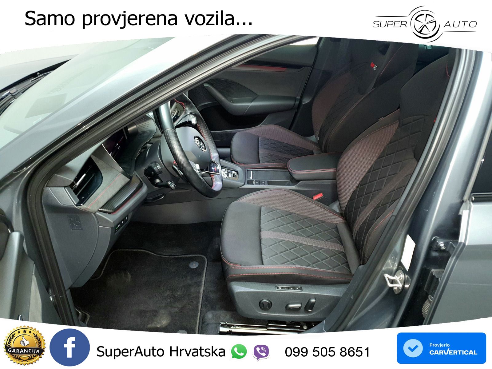 Škoda Octavia Combi RS 2.0 TDI (200 KS) DSG LED+GR SJED+ACC