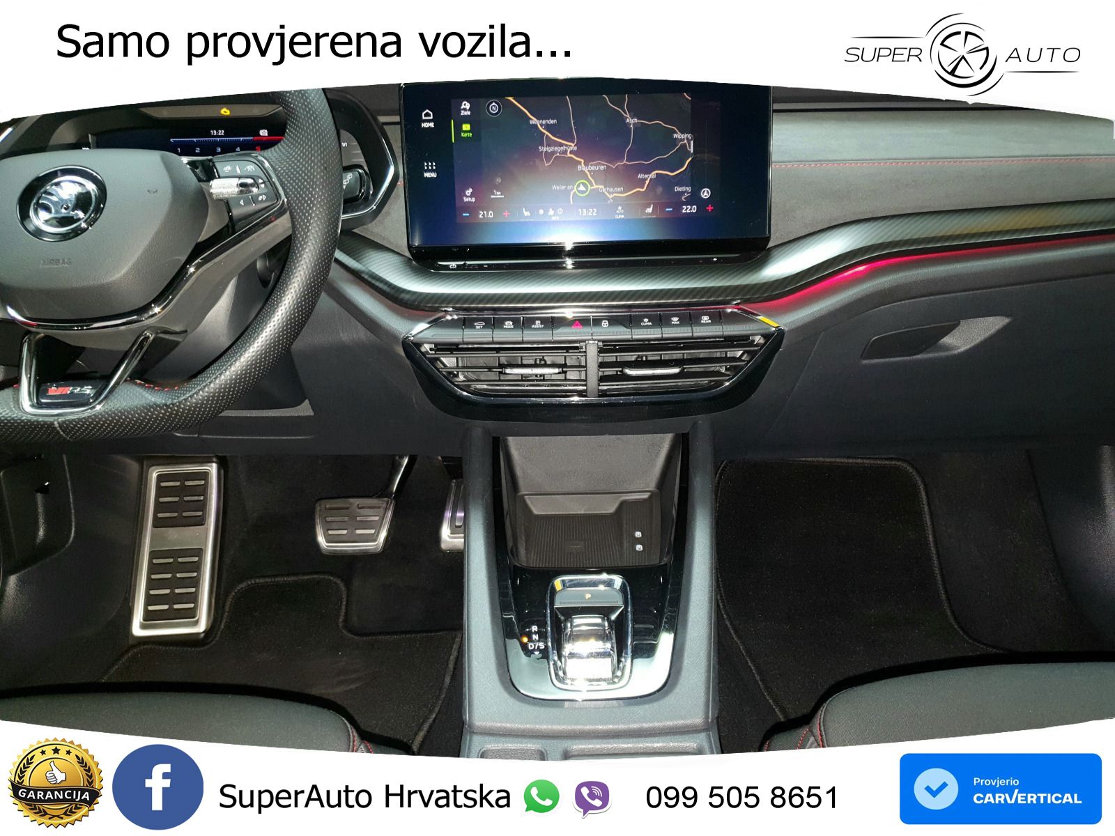 Škoda Octavia Combi RS 2.0 TDI (200 KS) DSG LED+GR SJED+ACC