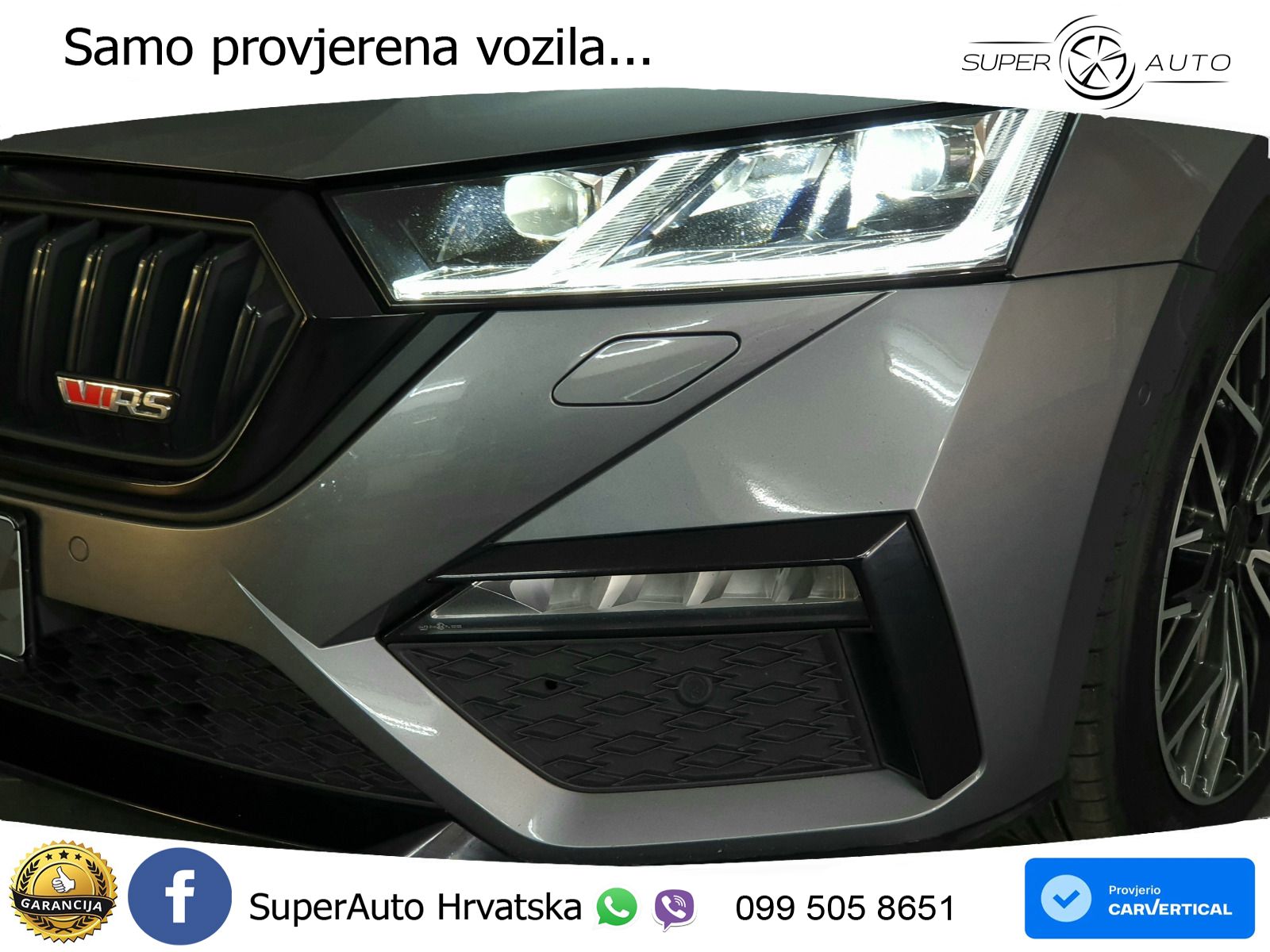 Škoda Octavia Combi RS 2.0 TDI (200 KS) DSG LED+GR SJED+ACC