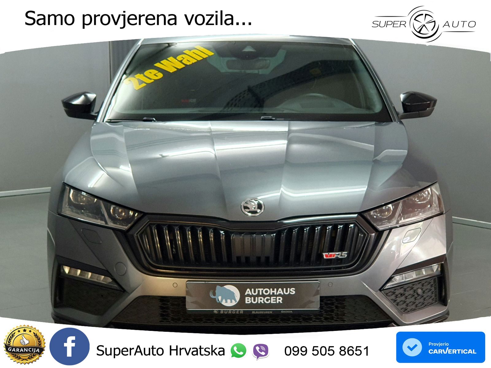 Škoda Octavia Combi RS 2.0 TDI (200 KS) DSG LED+GR SJED+ACC
