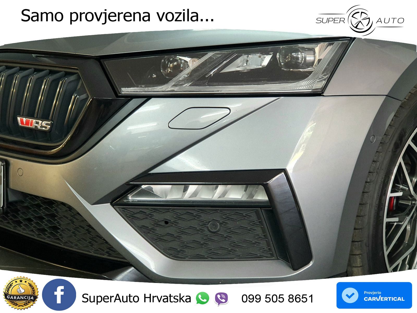 Škoda Octavia Combi RS 2.0 TDI (200 KS) DSG LED+GR SJED+ACC