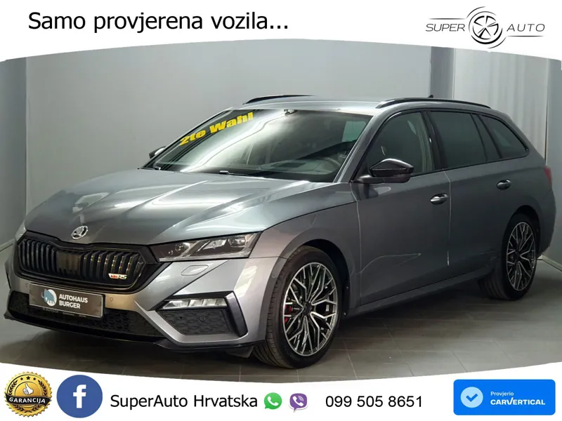 Škoda Octavia Combi RS 2.0 TDI (200 KS) DSG LED+GR SJED+ACC