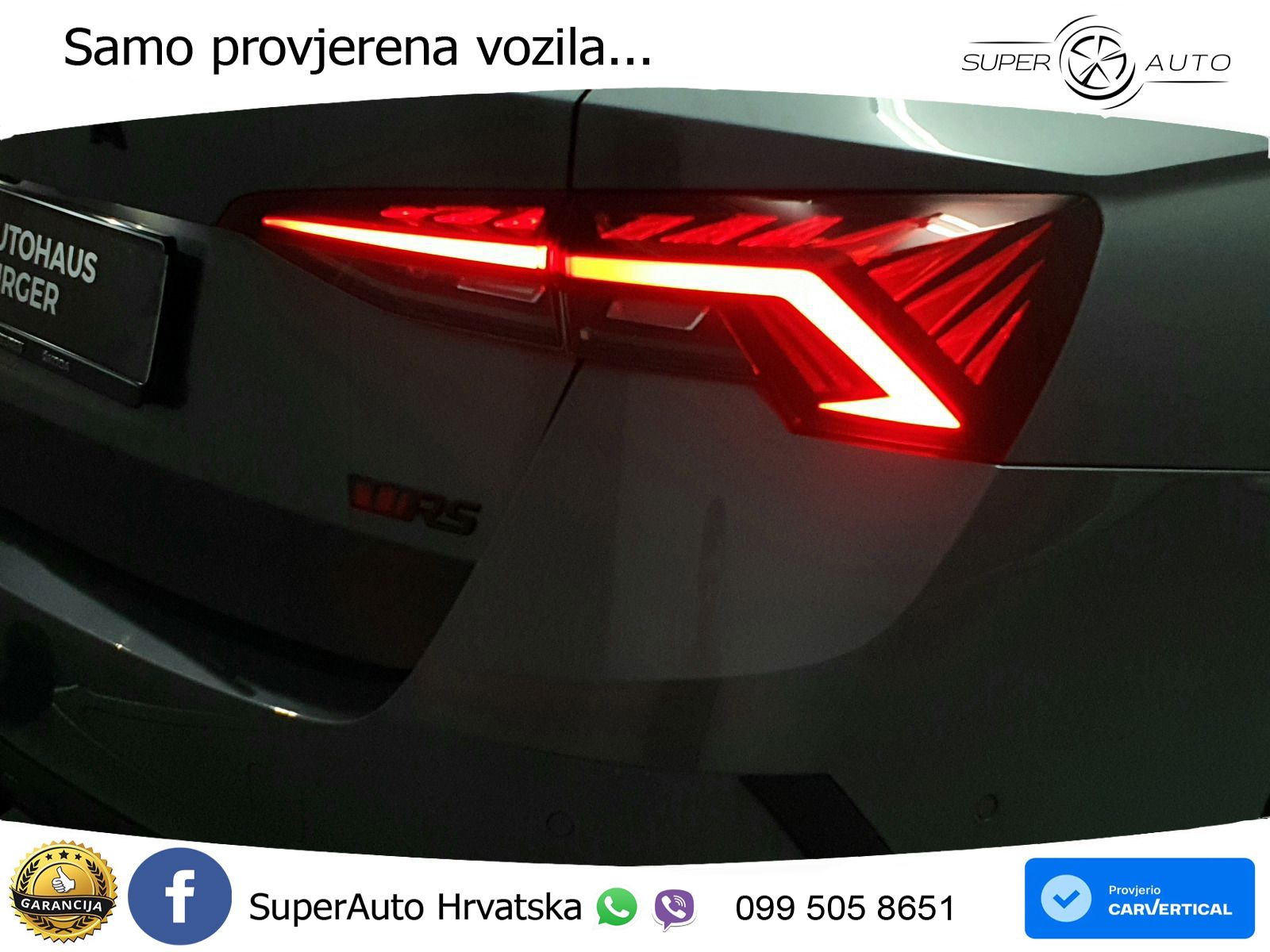 Škoda Octavia Combi RS 2.0 TDI (200 KS) DSG LED+GR SJED+ACC