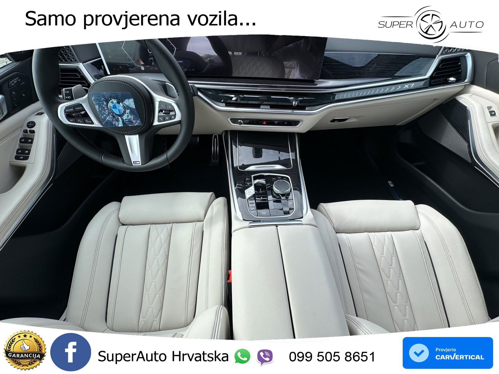 BMW X7 40d (352 KS) xDrive Steptronic M Sport ZRAČNI+ACC+GR SJED+KAM+PANO