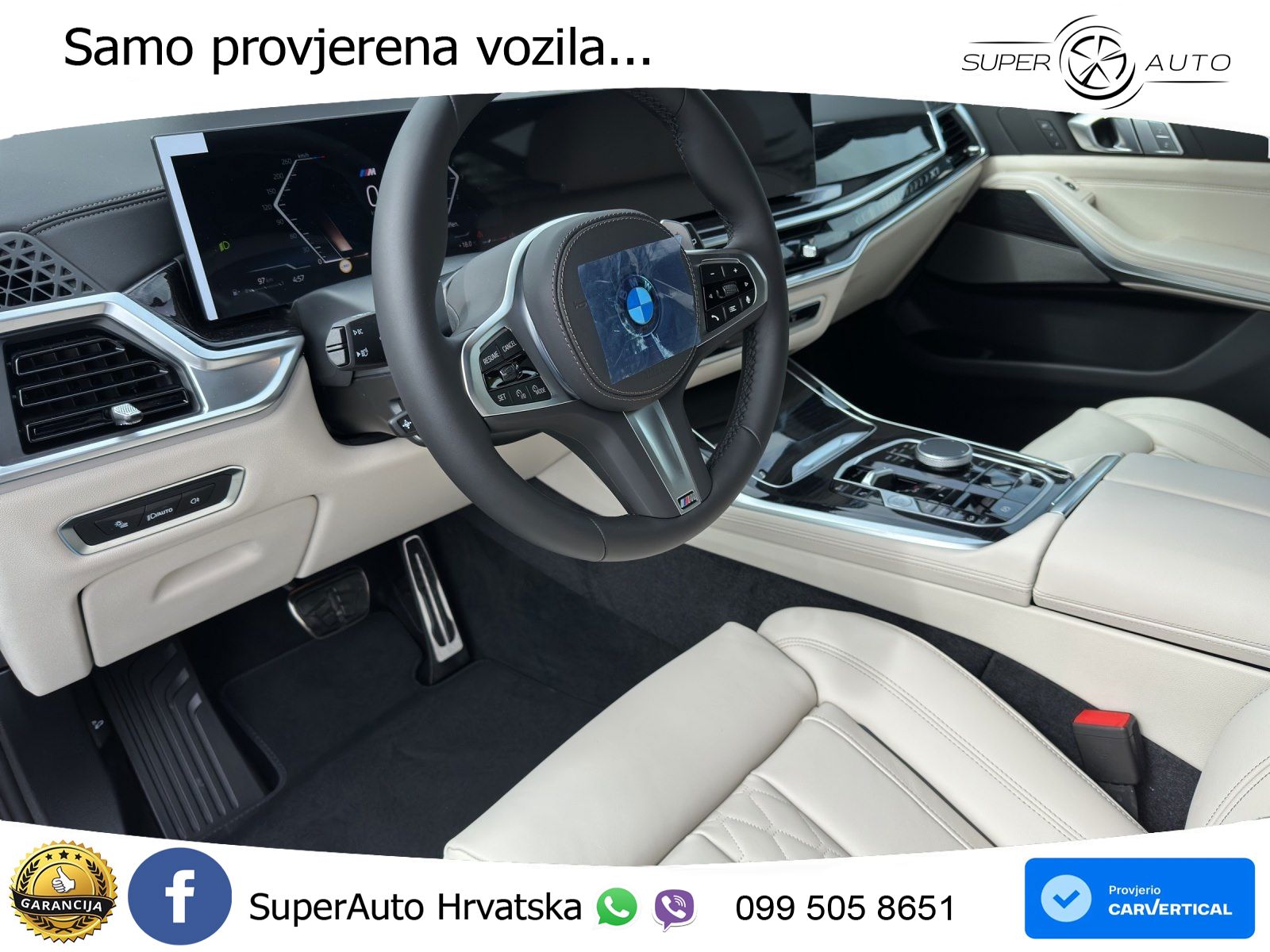 BMW X7 40d (352 KS) xDrive Steptronic M Sport ZRAČNI+ACC+GR SJED+KAM+PANO