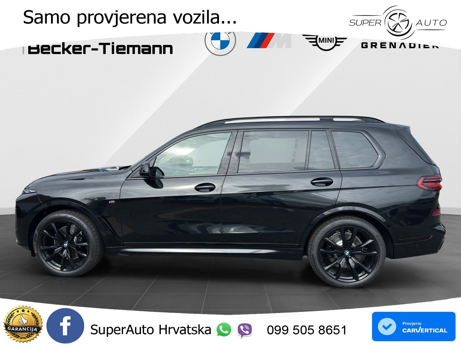 BMW X7 40d (352 KS) xDrive Steptronic M Sport ZRAČNI+ACC+GR SJED+KAM+PANO