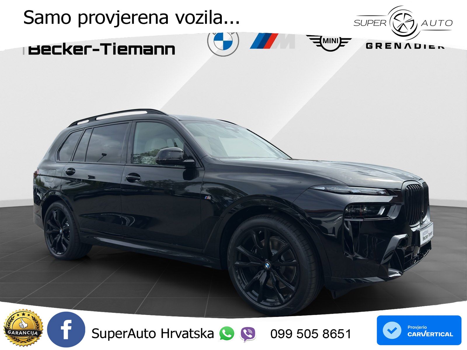 BMW X7 40d (352 KS) xDrive Steptronic M Sport ZRAČNI+ACC+GR SJED+KAM+PANO