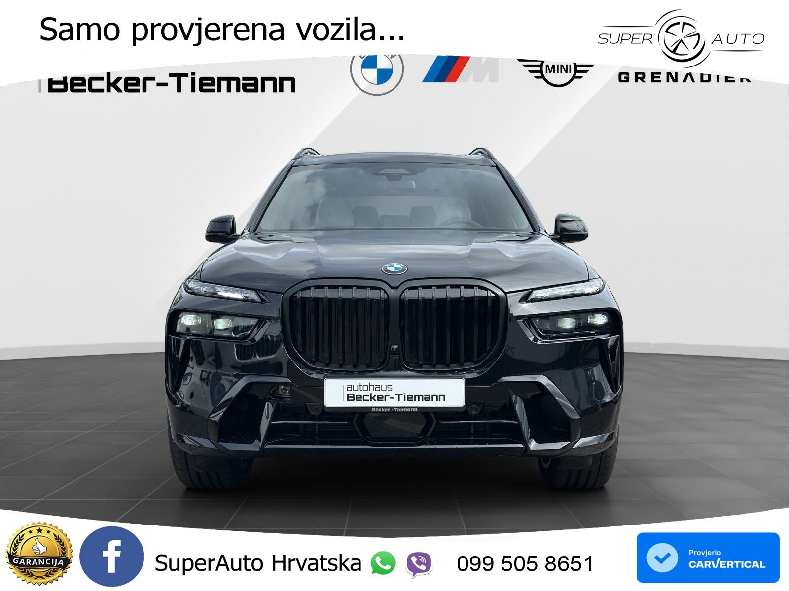 BMW X7 40d (352 KS) xDrive Steptronic M Sport ZRAČNI+ACC+GR SJED+KAM+PANO