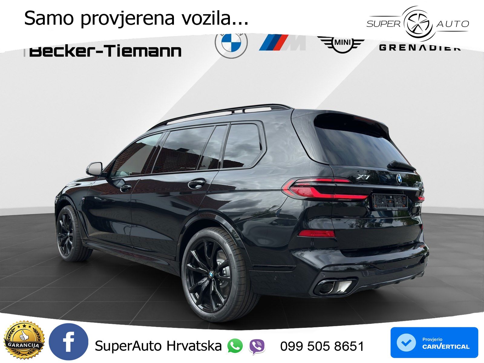 BMW X7 40d (352 KS) xDrive Steptronic M Sport ZRAČNI+ACC+GR SJED+KAM+PANO