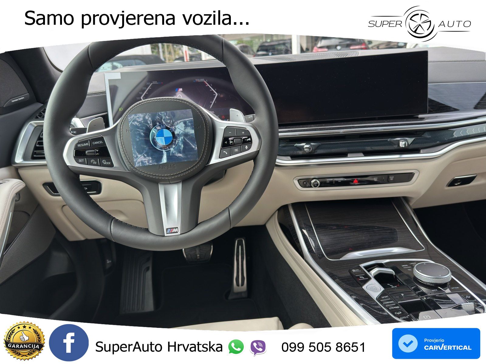 BMW X7 40d (352 KS) xDrive Steptronic M Sport ZRAČNI+ACC+GR SJED+KAM+PANO